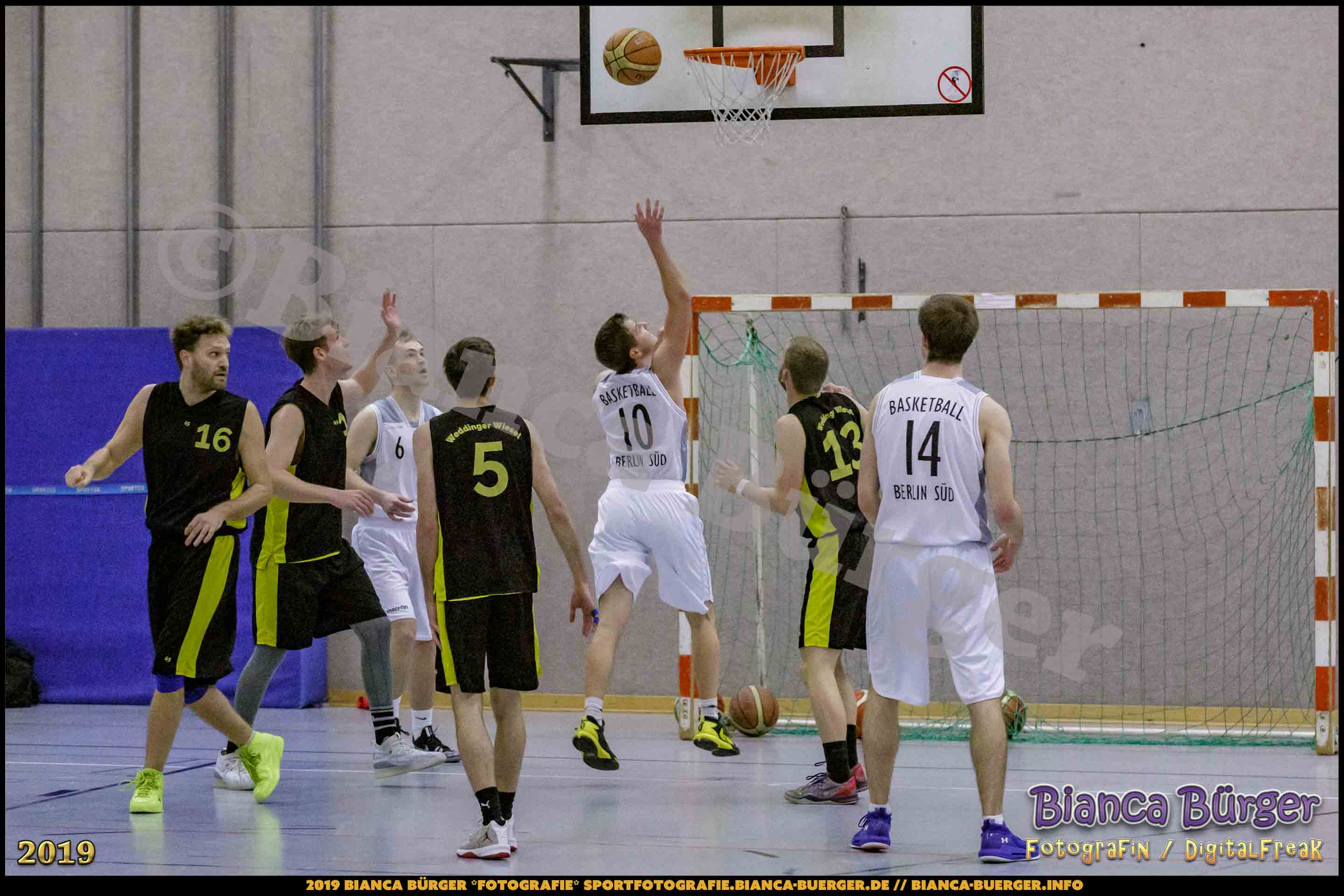 He BZB - Basketball Berlin Süd 1 vs Weddinger Wiesel 3 (S18/19, Basketball)