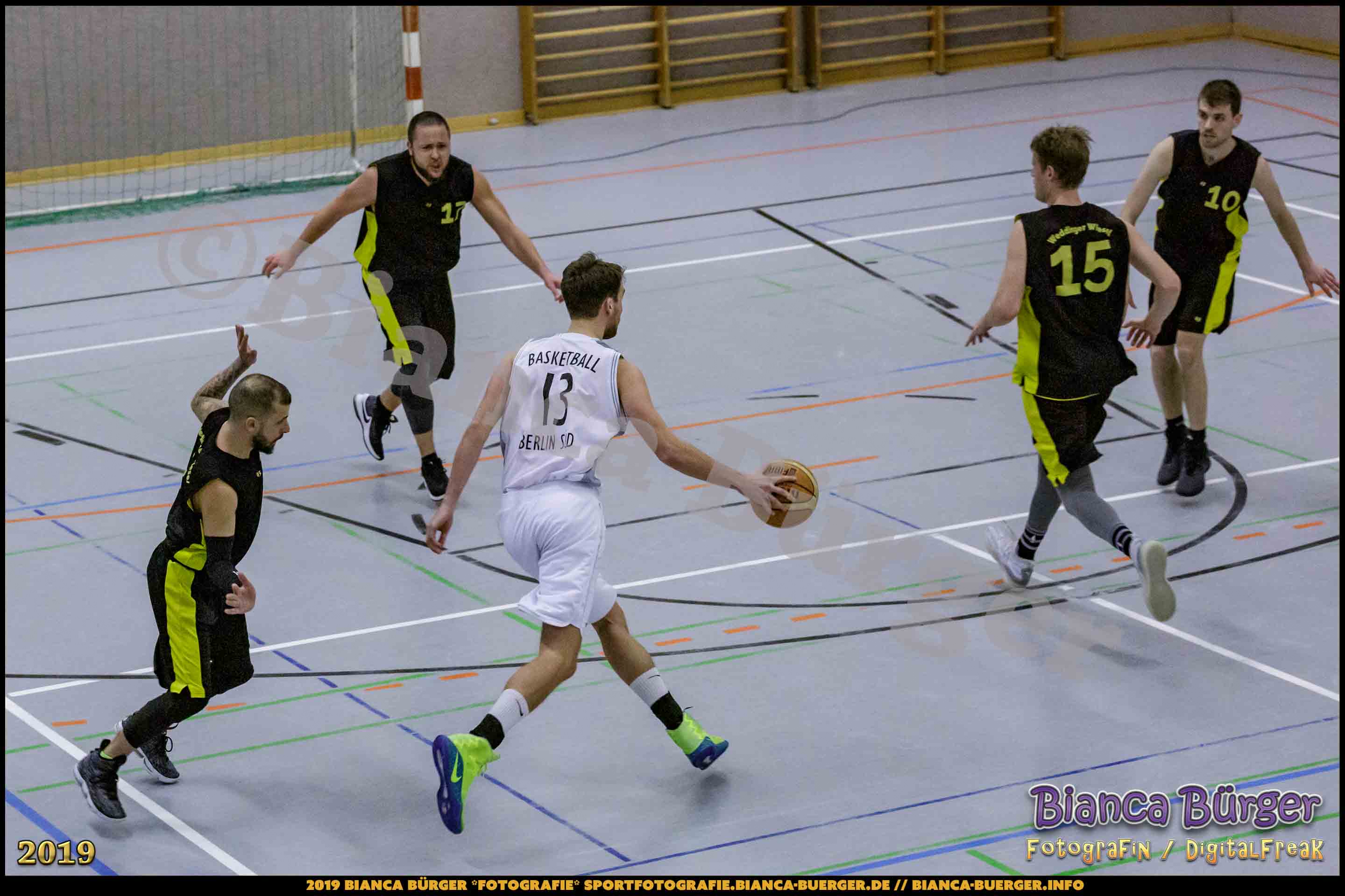 He BZB - Basketball Berlin Süd 1 vs Weddinger Wiesel 3 (S18/19, Basketball)