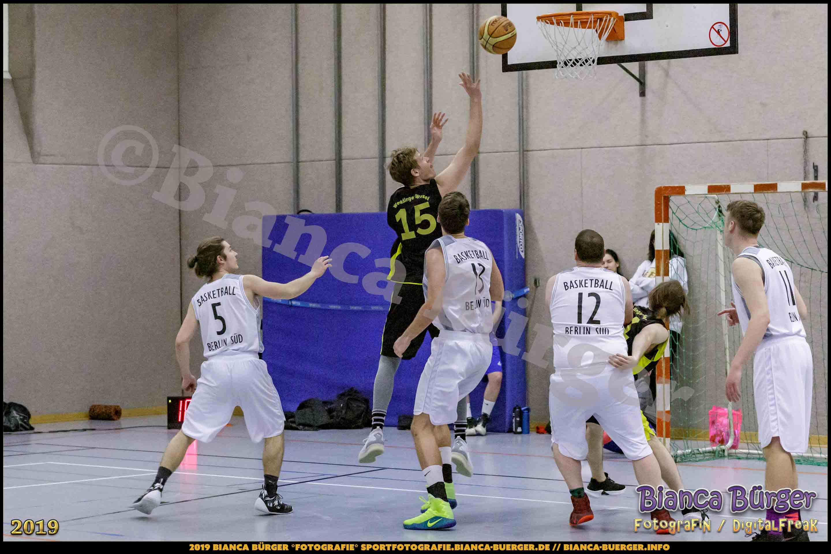 He BZB - Basketball Berlin Süd 1 vs Weddinger Wiesel 3 (S18/19, Basketball)