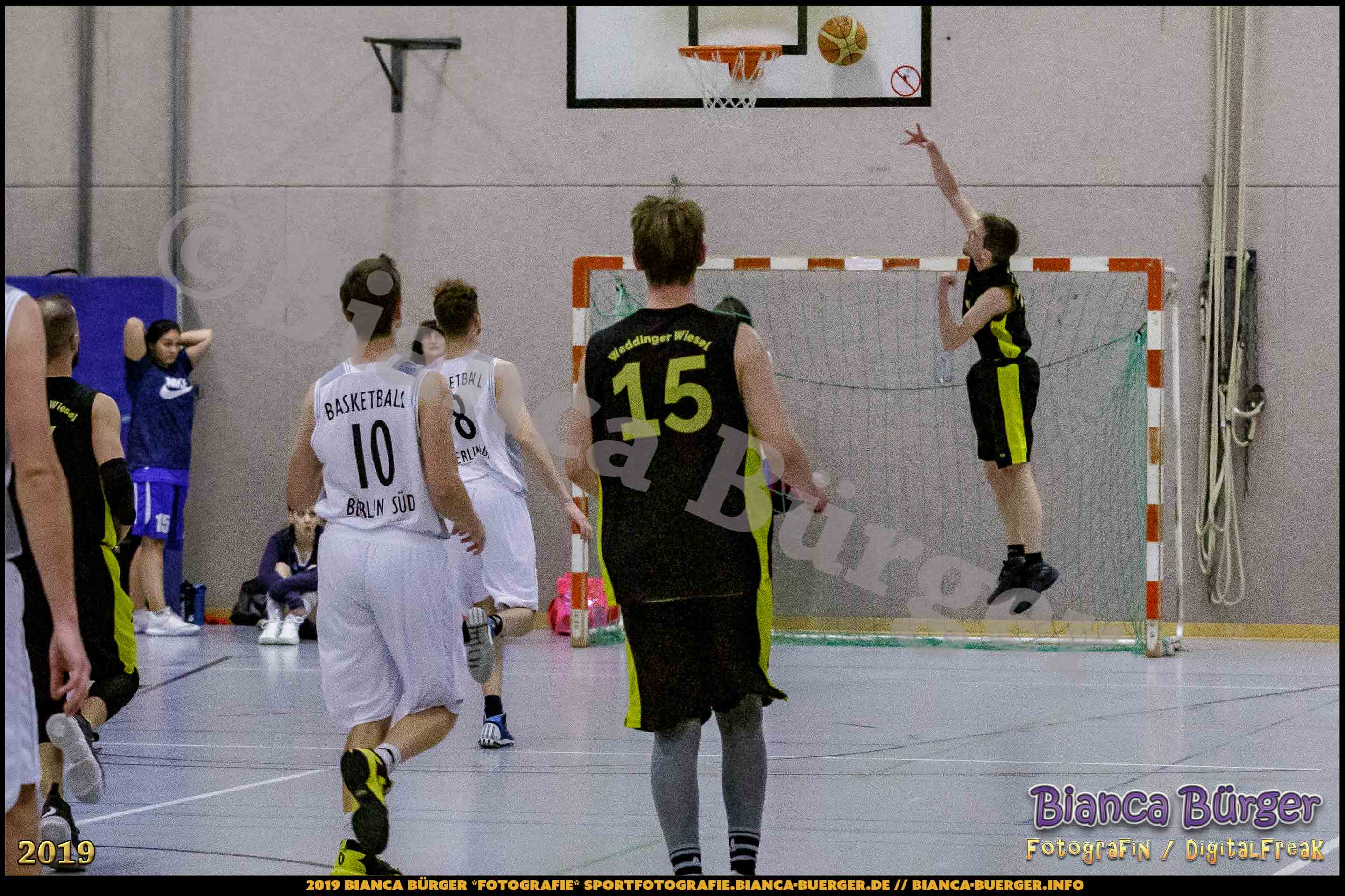 He BZB - Basketball Berlin Süd 1 vs Weddinger Wiesel 3 (S18/19, Basketball)