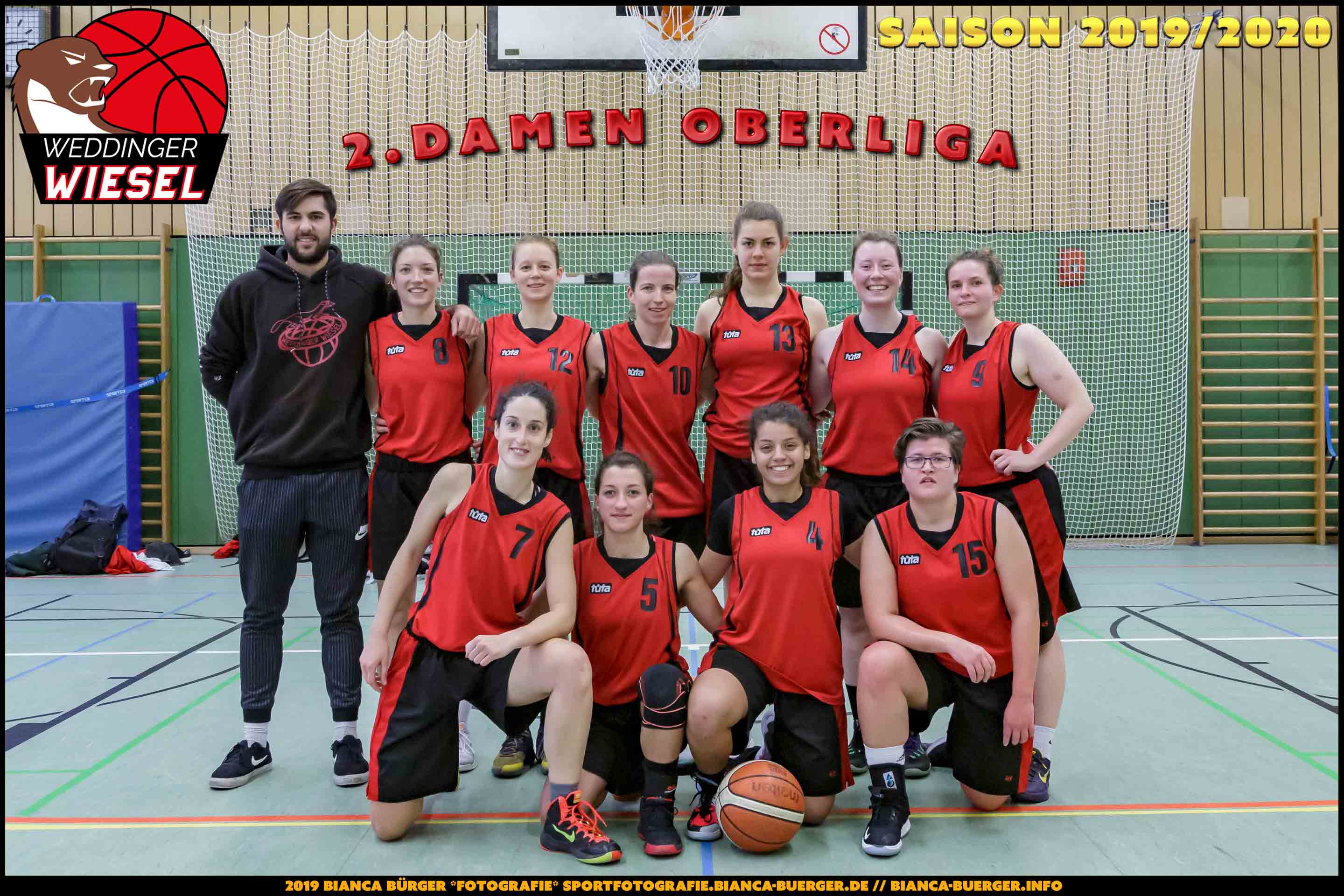 Team 2. Damen Weddinger Wiesel - Saison 2019-2020