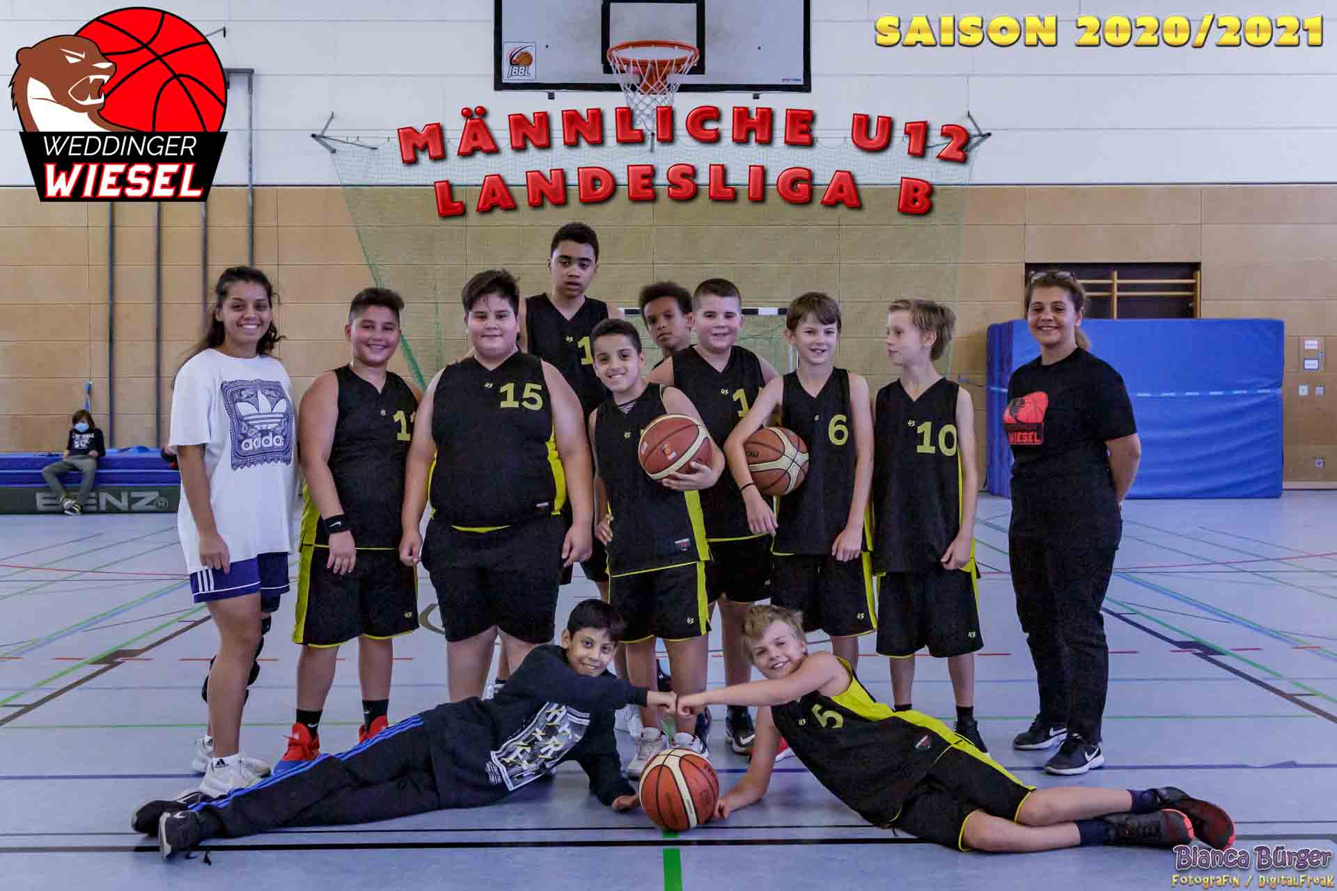 Team mU12 Weddinger Wiesel Saison 2020-2021